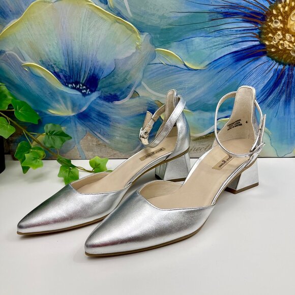 Paul Green Willa Mary Jane  Pumps in Silver Size 4 / US 6.5 - Picture 4 of 15